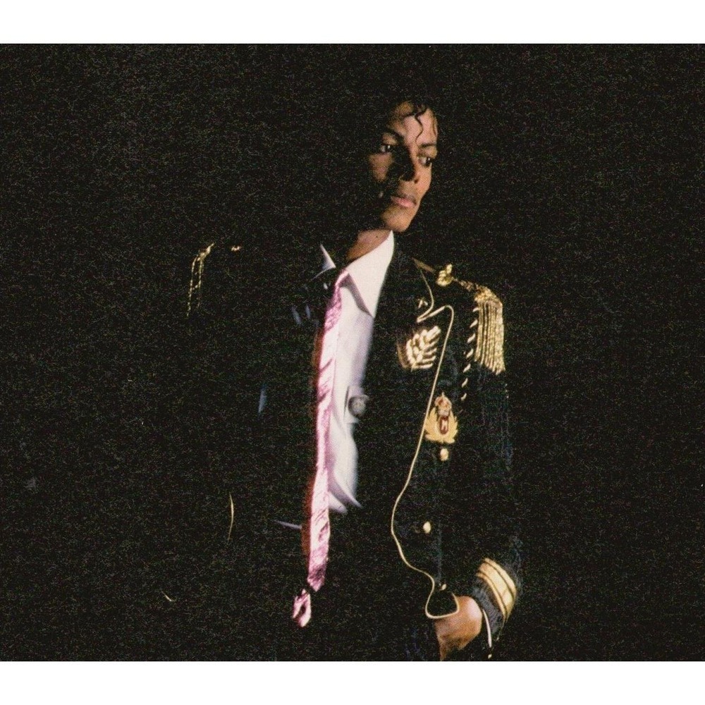 Michael Jackson c. 1980s Military Jacket Billie Jean Moonwalk Photo Print